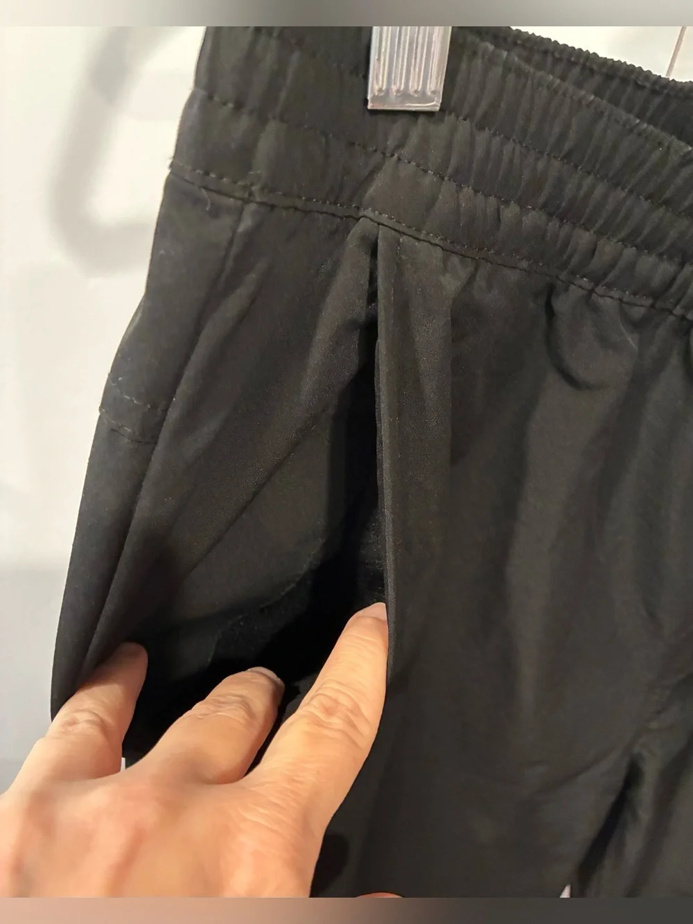 Hurley Men's Black Cargo Utility Shorts Elastic Waist Size Medium
